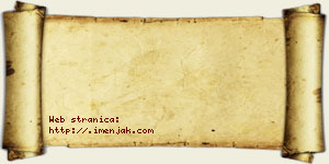 Milja Jakupi vizit kartica